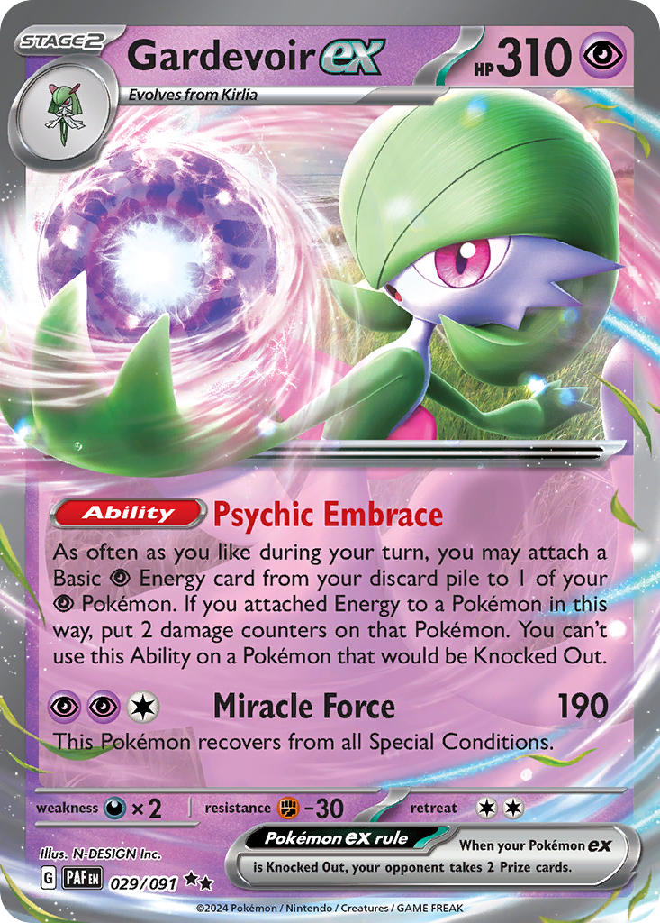 Gardevoir ex - 029/091 - Double Rare