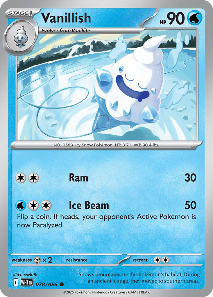 Vanillish - 028/086 - Common - Reverse Holo