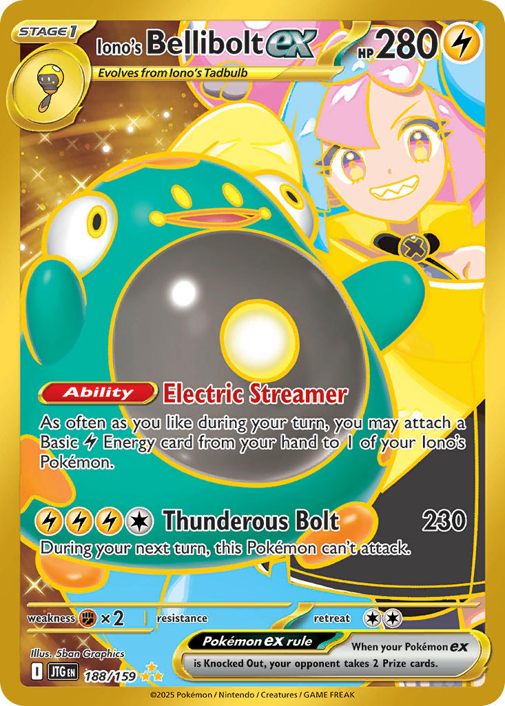 Ionos Bellibolt ex - 188/159 - Hyper Rare
