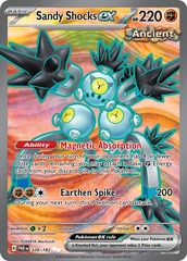 Sandy Shocks ex - 228/182 - Full Art Ultra Rare