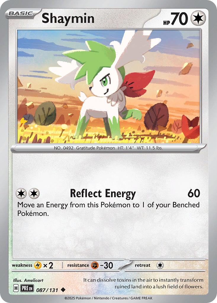 Shaymin - 087/131 - Uncommon - Reverse Holo