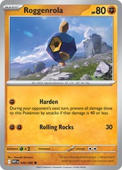 Roggenrola (Master Ball Pattern) - 046/086 - Common - Holo