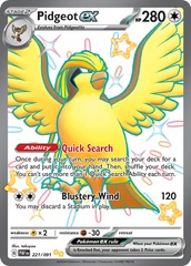 Pidgeot ex - 221/091 - Shiny Ultra Rare