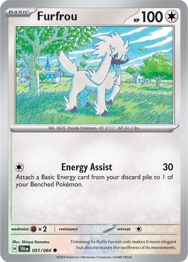 Furfrou - 051/064 - Common - Reverse Holo