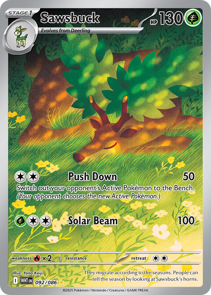 Sawsbuck - 092/086 - Illustration Rare