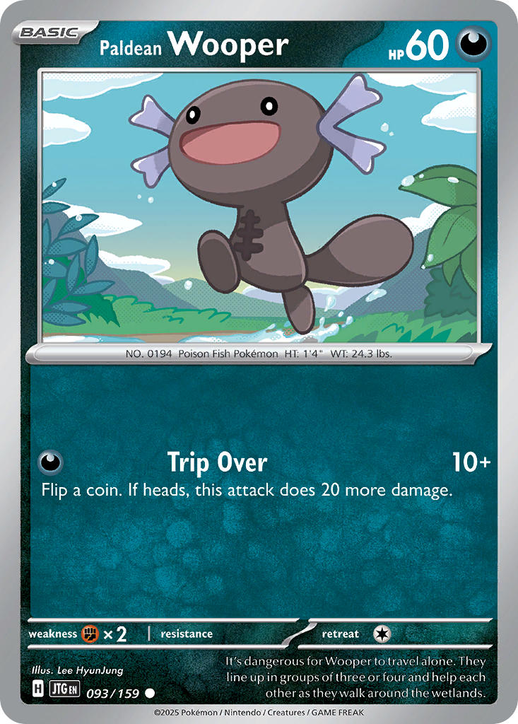 Paldean Wooper - 093/159 - Common