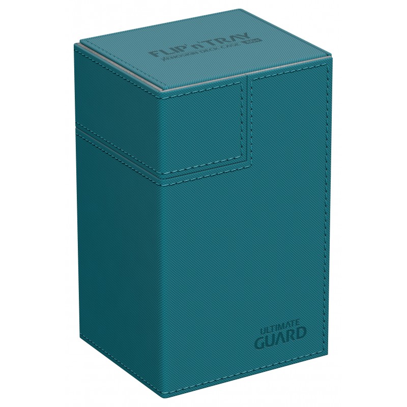 Ultimate Guard FlipnTray Deck Case: Petrol Xenoskin (80+)