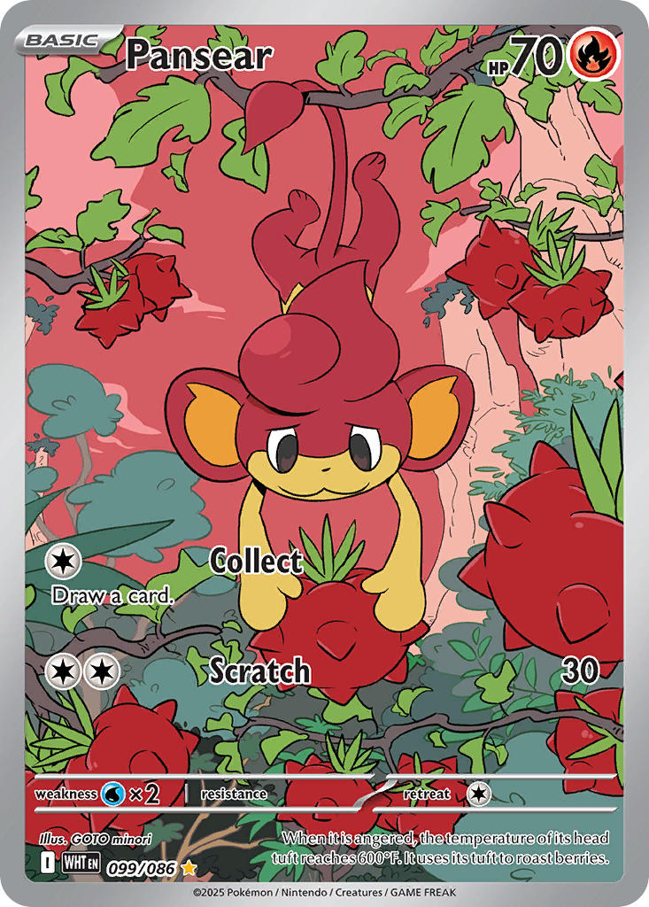 Pansear - 099/086 - Illustration Rare