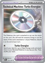 Technical Machine: Turbo Energize - 179/182 - Uncommon - Reverse Holo