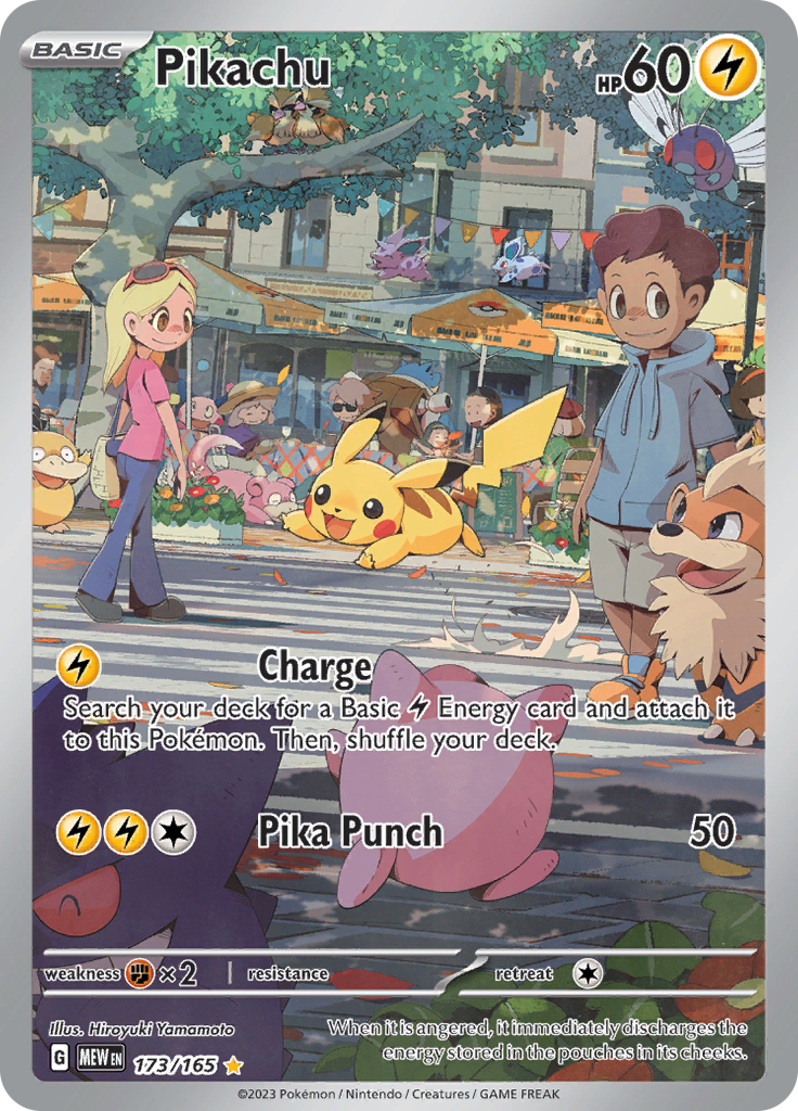 Pikachu - 173/165 - Illustration Rare