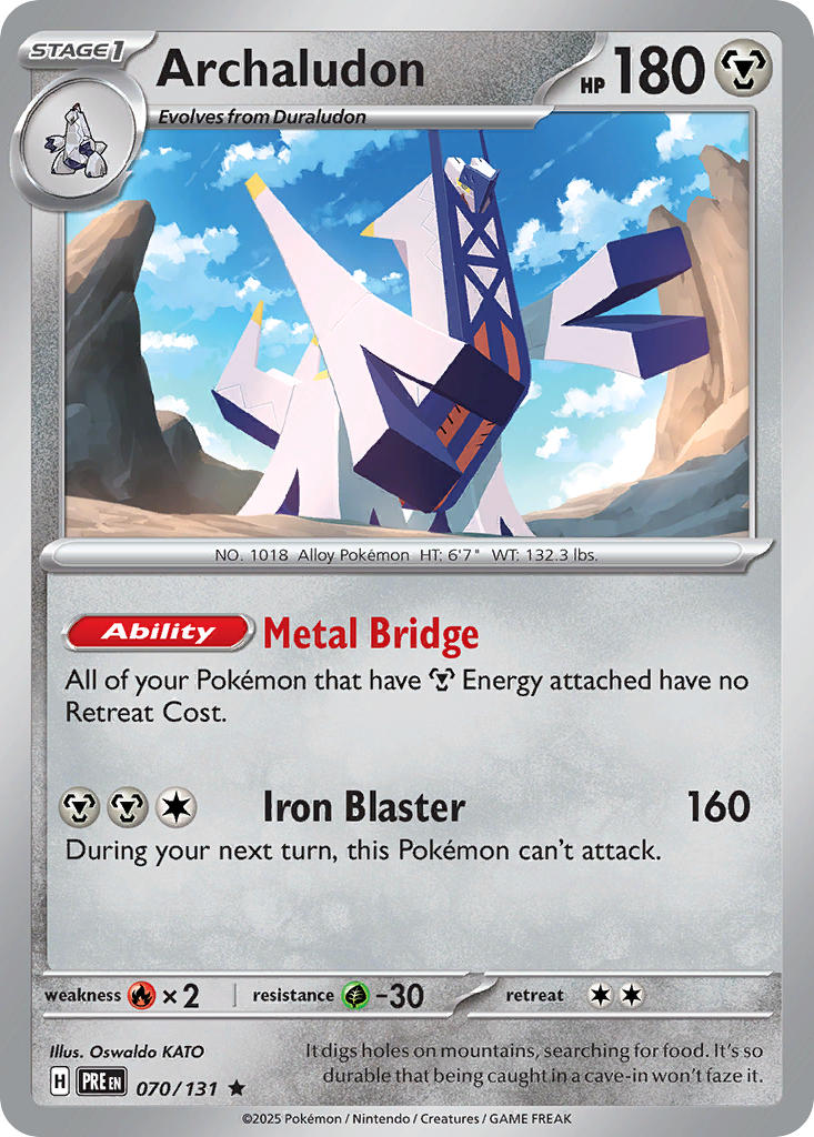 Archaludon - 070/131 - Holo Rare