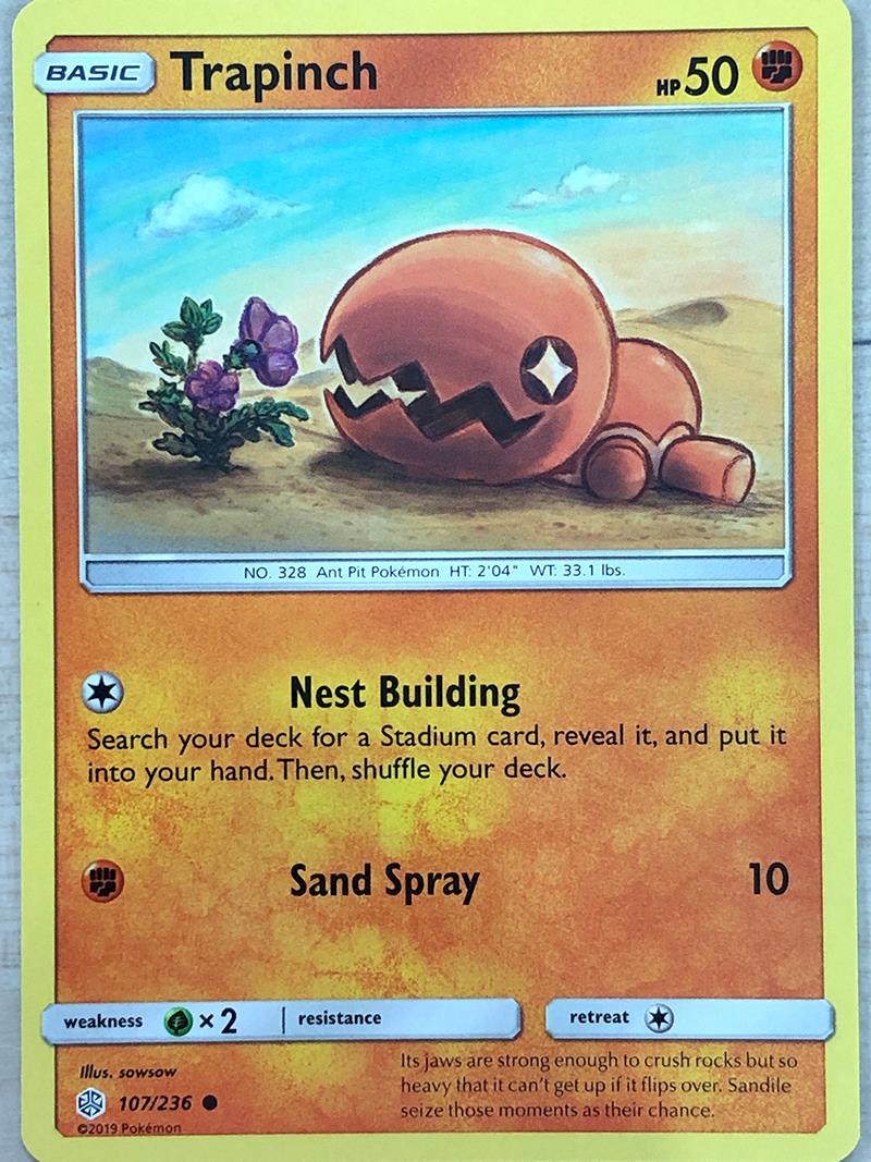 Trapinch - 107/236 - Common - Reverse Holo