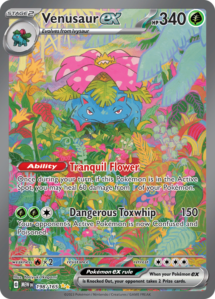 Venusaur ex - 198/165 - Special Illustration Rare