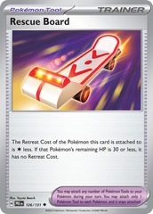 Rescue Board (Poke Ball Pattern) - 126/131 - Uncommon - Reverse Holo