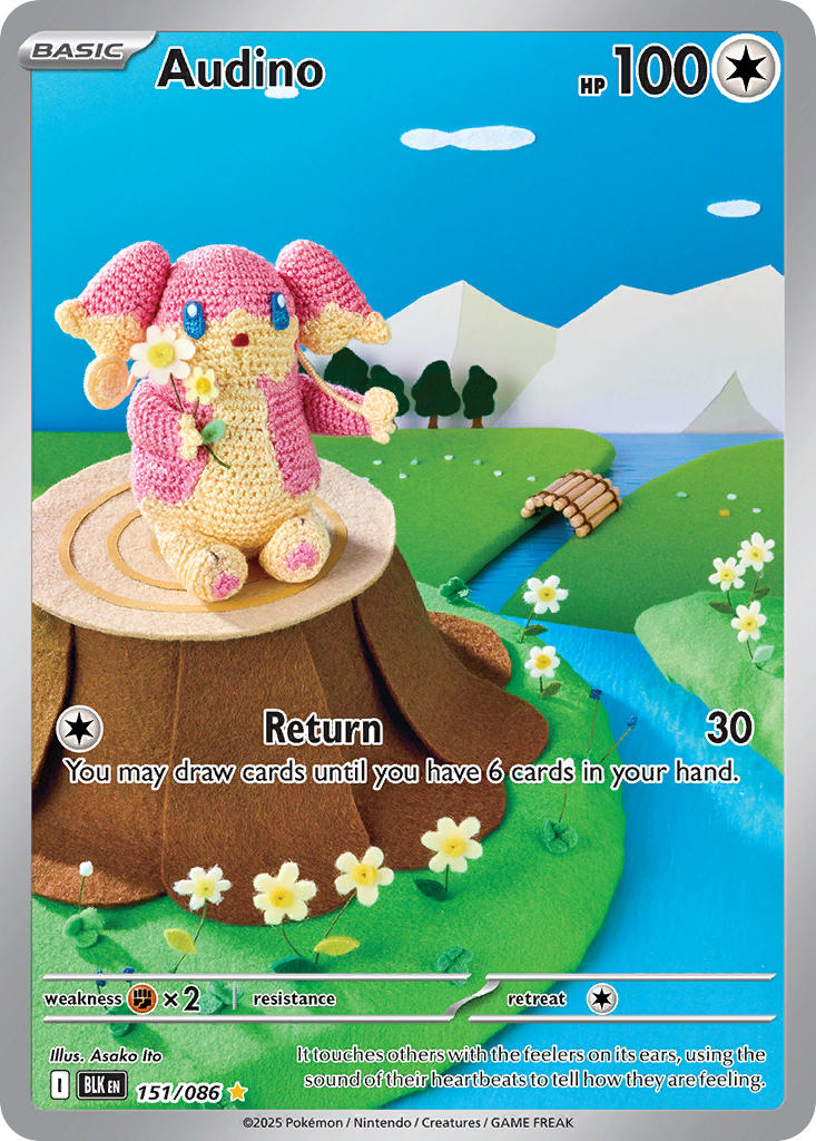 Audino - 151/086 - Illustration Rare