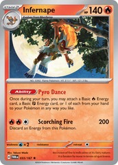 Infernape - 033/167 - Rare - Reverse Holo