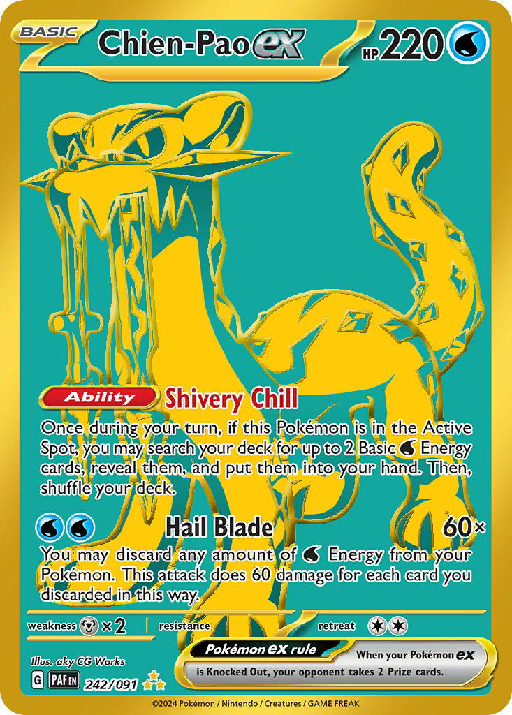 Chien-Pao ex - 242/091 - Hyper Rare