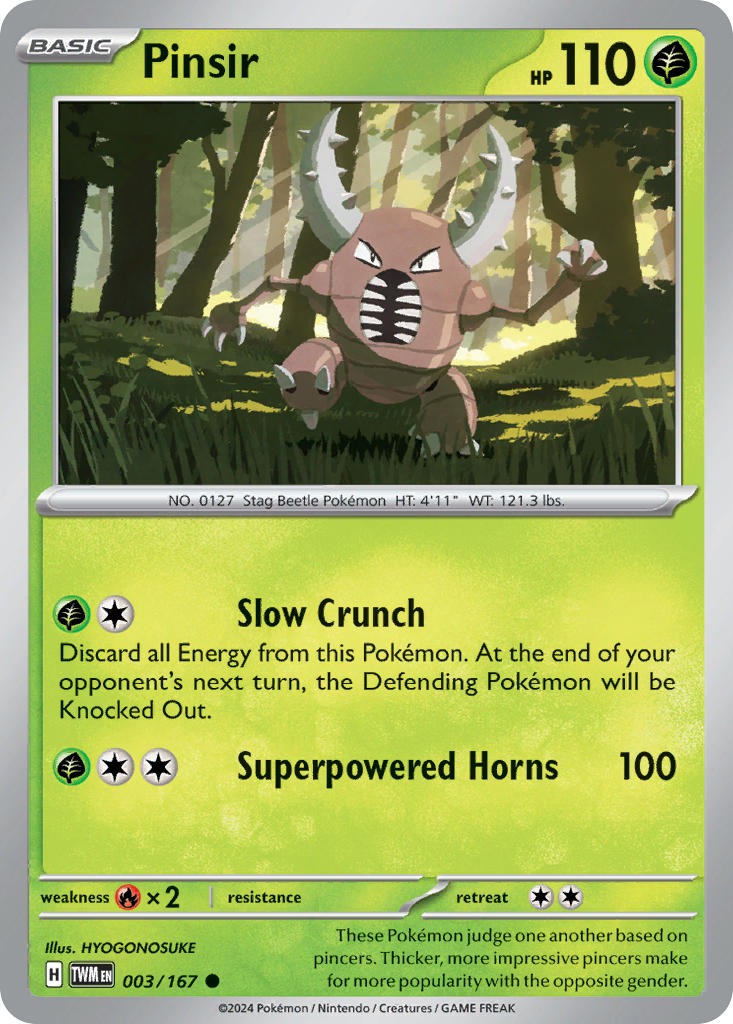Pinsir - 003/167 - Common