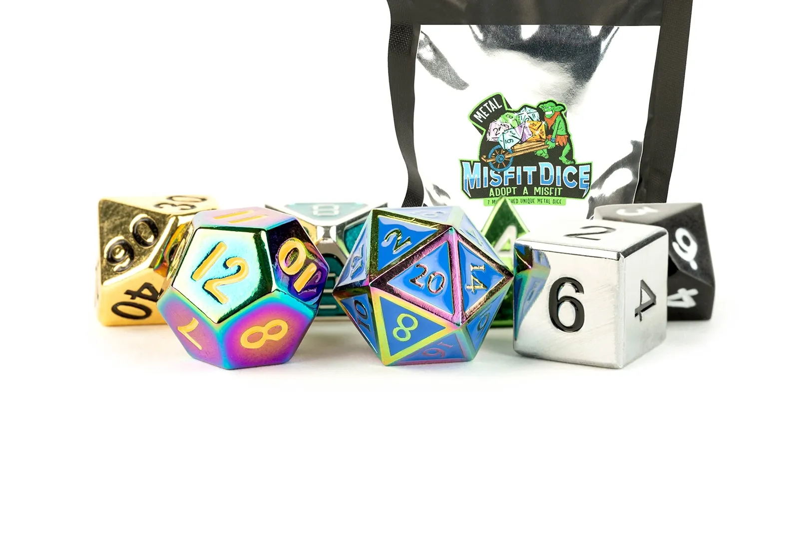 Metallic Dice Games Misfit Metals