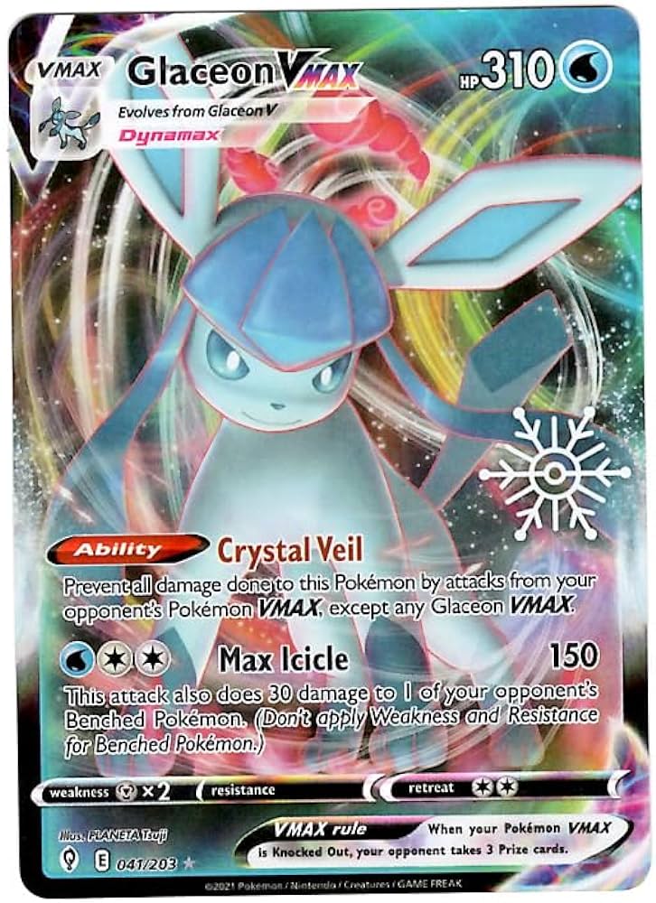 Glaceon VMAX - 041/203 - Ultra Rare (Holiday Calendar)