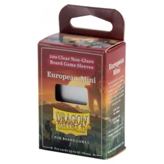 Dragon Shields: (100) Clear Non-Glare Board Game Sleeves European Mini