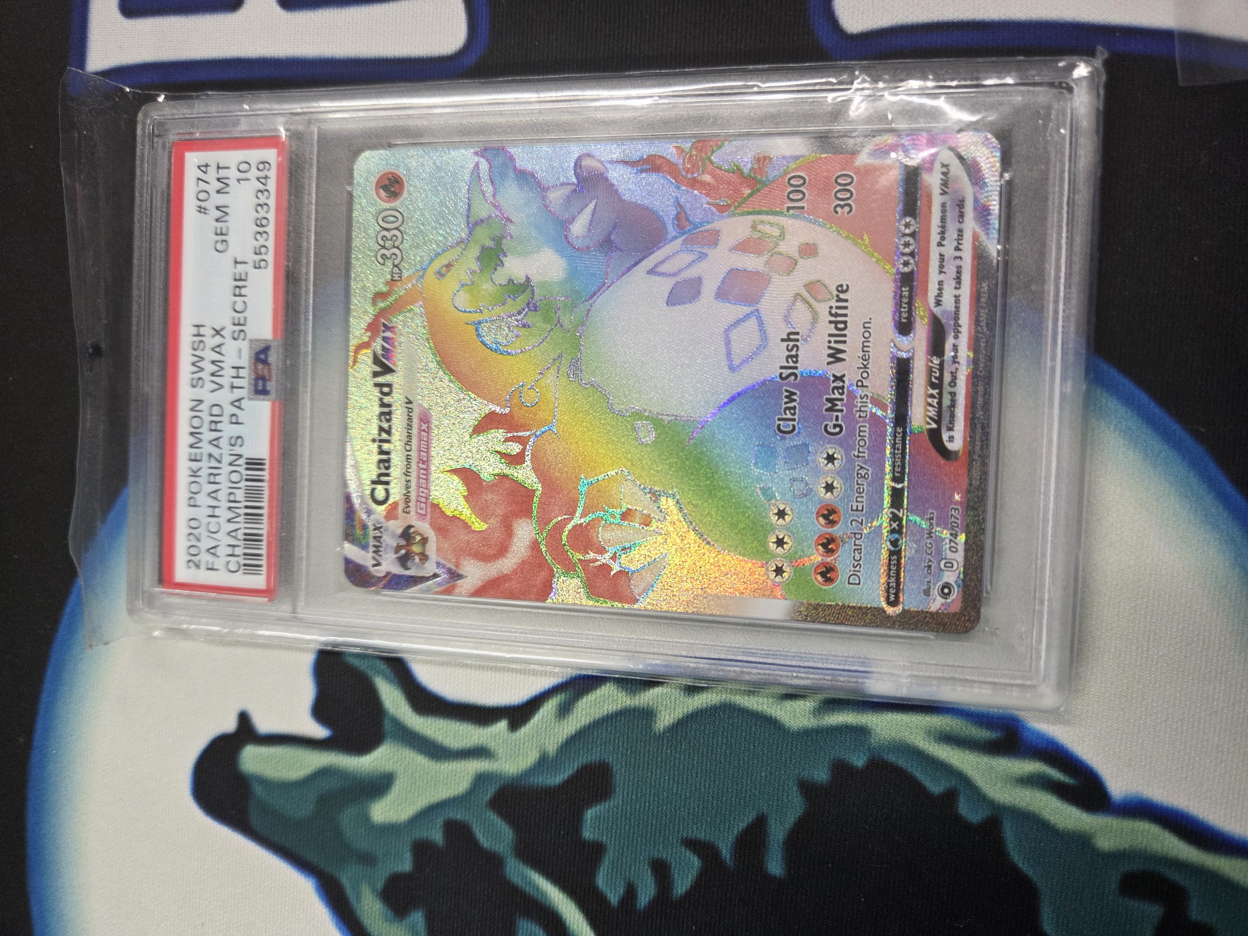 PSA 10 - Charizard VSTAR - Secret - Champions Path #074