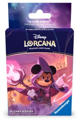 Disney Lorcana Card Sleeves - Mickey Mouse, Wayward Sorcerer (65-Pack)