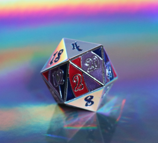 Horizon Dire d20 - Bisexual Pride