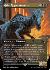 Grim Giganotosaurus - Foil - Borderless