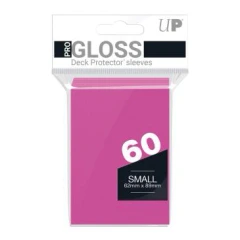 Ultra Pro - Gloss Bright Pink Small Deck Protector Sleeves 60ct