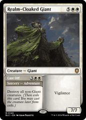 Realm-Cloaked Giant // Cast Off