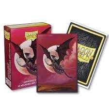 Dragon Shield: Japanese Size Brushed Art Sleeves - Valentines Dragon 2024