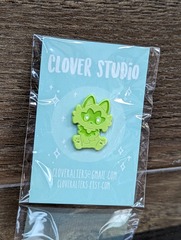 Clover Studio - Kawaii Pokemon Sprigatito -Enamel Pin