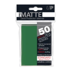 Ultra Pro -  Pro-Matte Green Standard Deck Protector Sleeves 50ct