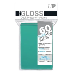 Ultra Pro - Gloss Aqua Small Deck Protector Sleeves 60ct