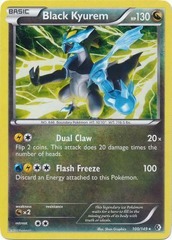 Black Kyurem - 100/149 - Cracked Ice Holo (BW Boundaries Crossed Symbol)