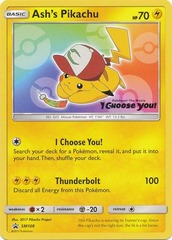 Ash's Pikachu - SM108 - Promo - SM Black Star Promo