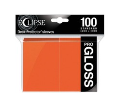 Ultra Pro - Eclipse Pro-Gloss Pumpkin Orange Standard Deck Protector Sleeves 100ct