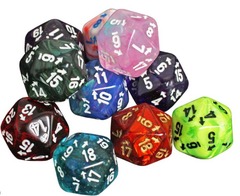 Chessex - Count Up & Down D20 - Assorted Color