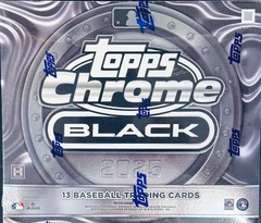 2025 Topps Chrome Black MLB Baseball Hobby Box