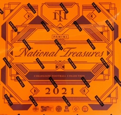 2021 National Treasures Collegiate Football Hobby Box