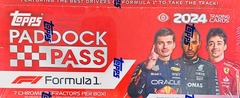 2024 Topps Paddock Pass Formula 1 Racing Hobby Box