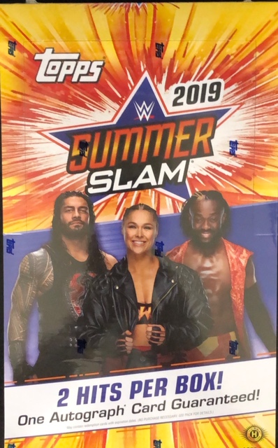 2019 Topps WWE SummerSlam Trading Cards Hobby Box
