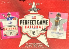 2020 Leaf Perfect Game National Showcase Hobby Box