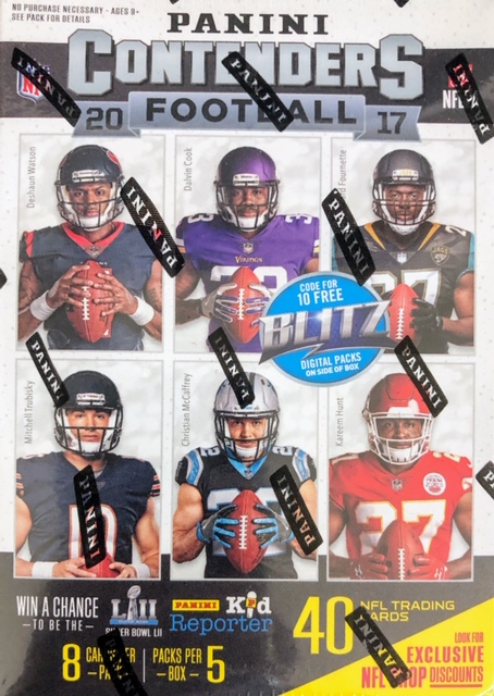 2017 Panini Contenders NFL Football Blaster Box