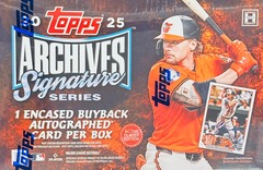 2025 Topps MLB Baseball Archives Signature Series Active Player Edition Hobby Box