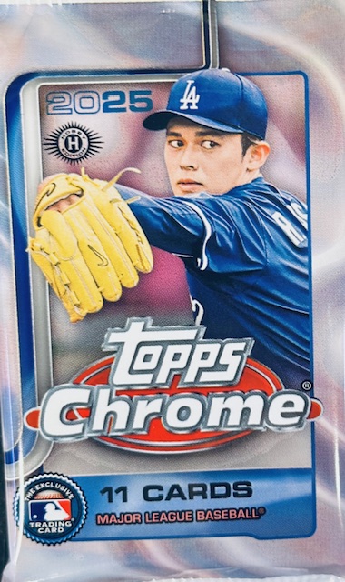 2025 Topps Chrome MLB Baseball Jumbo Pack