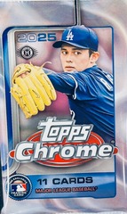 2025 Topps Chrome MLB Baseball Jumbo Pack