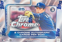 2025 Topps Chrome MLB Baseball Breaker Delight Box