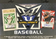 2020 Leaf Valiant Baseball Hobby Box